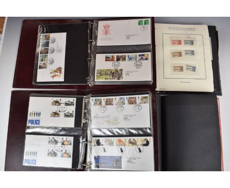 A mostly GB / Commonwealth mint and used stamp collection, in eight various albums / folders including first day covers and c