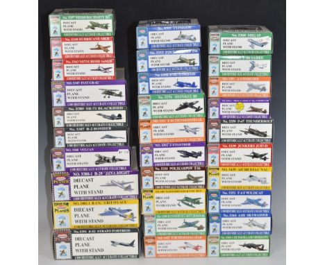 Thirty Model Power Postage Stamp Planes 1:100 scale diecast model aeroplanes including SR-71 Blackbird 5389, Vulcan 5368, B-2