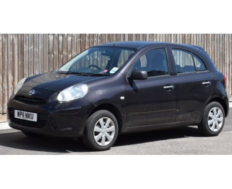 Less than 5k miles from new, 2011 Nissan Micra Visia 1.2 petrol manual, registration number WP11 NKU, with V5c, MOT expired M