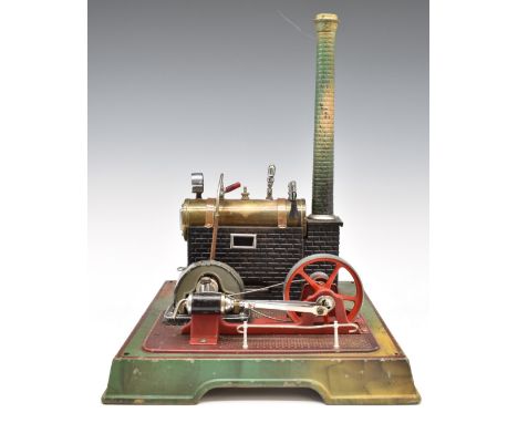 Marklin model 4097&nbsp;stationary live steam engine with dynamo with pressure gauge, sight glass, whistle and burner