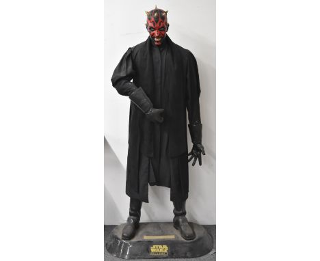 Star Wars Darth Maul 1:1 scale shop display advertising figure originally used at Pizza Hut during a Pepsi promotion, 190cm t