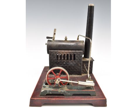 Doll model&nbsp;33011 stationary live steam engine, c1927,&nbsp;with&nbsp;oscillating cylinder.&nbsp;