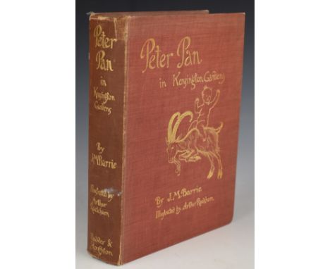 [Rackham] J.M. Barrie Peter Pan in Kensington Garden with Drawings by Arthur Rackham, published Hodder &amp; Stroughton 1907 