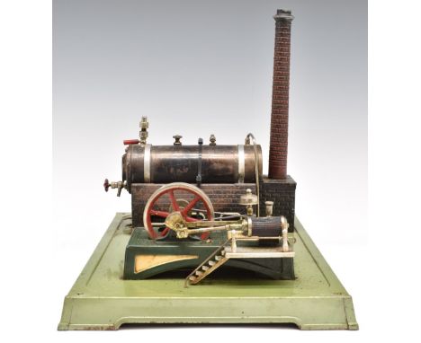 Fleischmann&nbsp;model 122/4&nbsp;stationary live steam engine c1954, with whistle, sight glass and governor&nbsp;