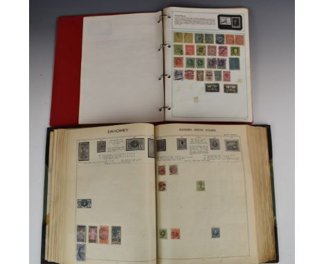 The Challenge Gold Leaf stamp album containing a well presented mint and used GB, Commonwealth and world stamp collection fro