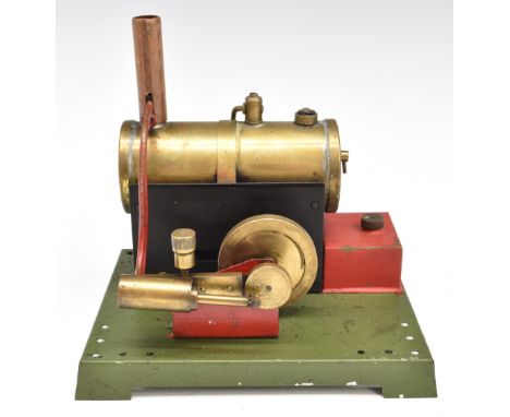 Latimer 'Plane' stationary live steam engine c1950 with thin wick burner