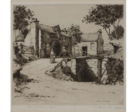 WILFRED C APPLEBY (1889 -  c.1954) 'The Woodman's House', etching, pencil signed and titled in the margin, 16cm x 19cm; and o