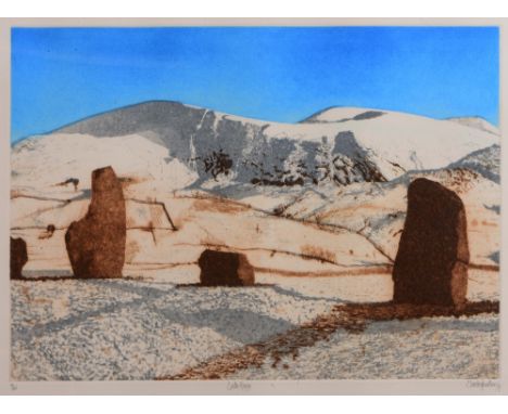 CHRISTOPHER PENNY (1947-2001) Castle Riggs, signed, inscribed and numbered 118/150 in pencil to the margin, etching, 30 x 44c