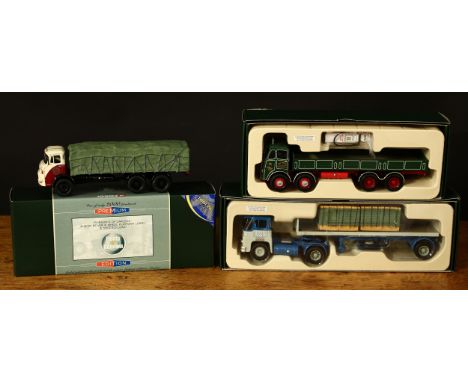 Corgi 1:50 scale Fleets of Renown models, comprising 10103 ERF V 8 wheel dropside lorry - Ken Thomas Ltd., boxed with certifi