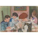Erich Büttner. Die Familie des Künstlers. 1915