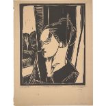 Conrad Felixmüller. „Mädchen am Fenster“. 1916