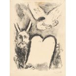 Marc Chagall. „Moïse et les tables de la loi“. 1963