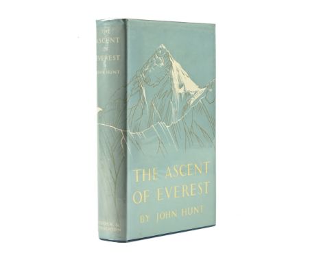 Hunt (John), The Ascent of Everest, first edition, London Hodder & Stoughton, 1953, signed by eight expedition members, John 