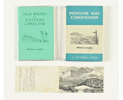 Alfred Wainwright (1907-1991), A Pennine Way Companion, first edition published by Westmorland Gazette Limited and signed by 