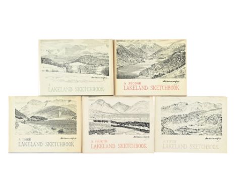 Alfred Wainwright (1907-1991), A full set of five first edition Lakeland Sketch Books (see illustration). 