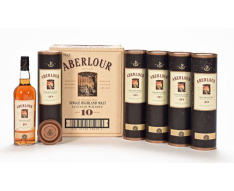 A collection of five bottles of Aberlour single highland malt Scotch whisky, aged 10 years. *