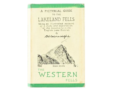Alfred Wainwright (1907-1991), A Pictorial Guide To The Lakeland Fells Book 7, The Western Fells, first edition with green re