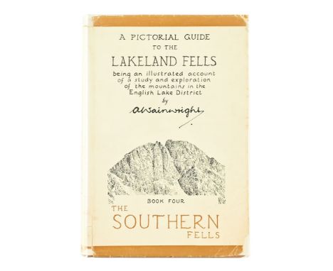 Alfred Wainwright (1907-1991), A Pictorial Guide To The Lakeland Fells Book 4, The Southern Fells, first edition with light b
