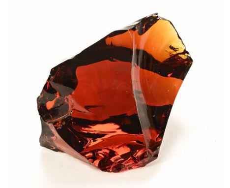 A large mineral sample of red obsidian.  Height 8.5 cm.   CONDITION REPORT:  We have spoken with the vendor, they have inform