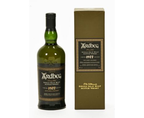 Ardbeg Very Old single Islay malt Scotch whisky, limited 1977 edition, 46% vol. 70 cl. *