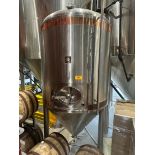 Newlands NSI 20 BBL Stainless Steel Uni-Tank - Cone Bottom, Glycol Jacketed, Mandoo | Rig Fee $1500