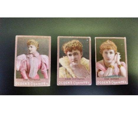 OGDENS, Miniature Playing Cards (actresses), no numeral to fronts, some creasing & scuffing to edges, PR to G, 72*