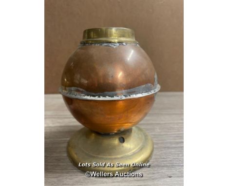 *COPPER OIL LAMP BASE