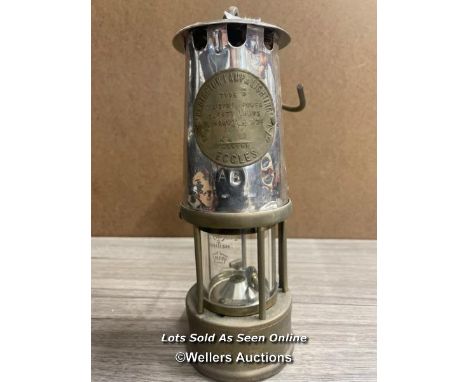 * ECCLES MINER'S LAMP, TYPE 6