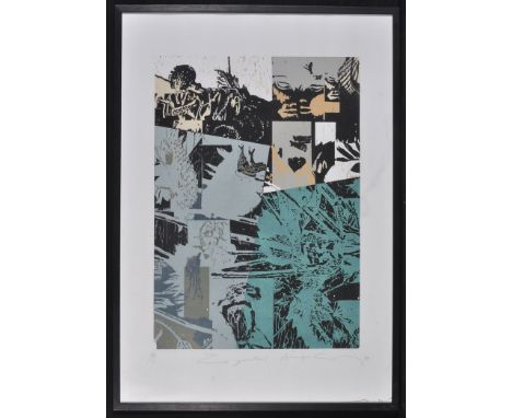 A woodblock print, by Tony Crossley - "Zoo Gardens", signed, inscribed and dated '97, numbered 3/7.