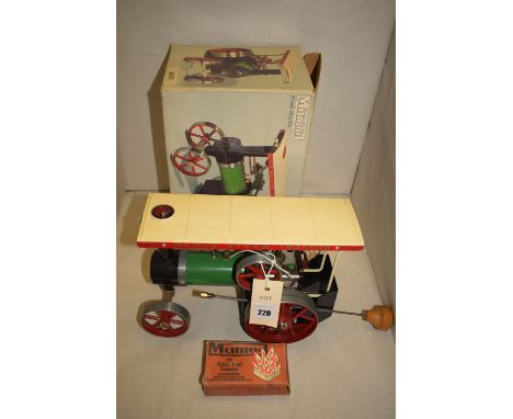 A Mamod live steam model tractor model No.8089 in original box.