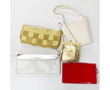 A group of vintage ladies bags.