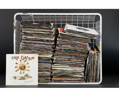 Vinyl - Approx 300 mainly 70s and 80s rock, pop, soul etc 7" singles to include Duran Duran, Roxy Music, Bruce Springsteen, F