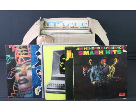 Vinyl - Over 70 Rock &amp; Pop LPs to include Jimi Hendrix, Kraftwerk, Japan, INXS, Grace Jones, The Kinks, The Human League,