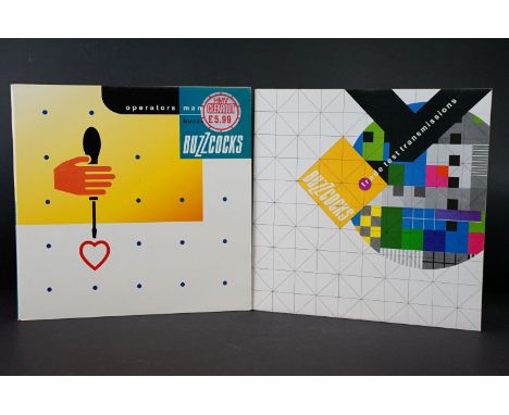 Vinyl - 2 Buzzcocks LPs to include Trade Test Transmissions (ESSLP 195), and Operators Manual Buzzcocks Best (EM 1421),  Vg+ 