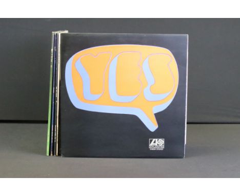 Vinyl - 5 Yes LPs to include The Yes Album (SD 8283) US pressing, Self Titled (K 40034), Time And A Word (K 40085), Fragile (