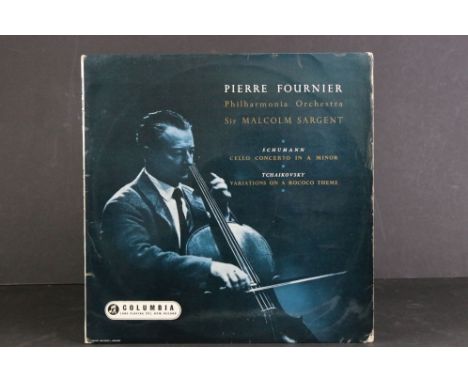 Vinyl - Classical - Pierre Fournier - Schumann Tchaikovsky Cello. Original UK ED 1 mono pressing with gold / blue labels on C