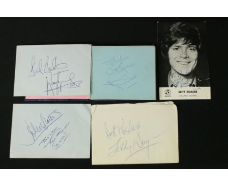 Memorabilia - Autograph book containing various signatures to include Paul McCartney (dedicated 'To Christine love Paul McCar