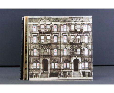 Vinyl - 5 Led Zeppelin LPs to include Presence (SSK 59402) German pressing, Physical Graffiti (SSK 89400) German pressing, Ho