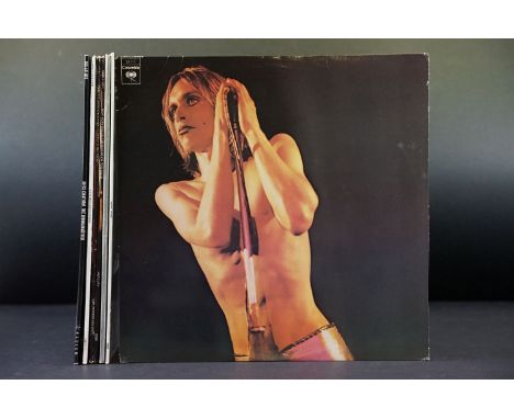 Vinyl - Proto-Punk 7 albums to include: Iggy And The Stooges – Raw Power (Columbia Records BL 32111) VG+ / EX,  Iggy Pop – Th