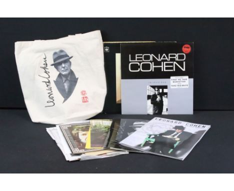 Vinyl &amp; Memorabilia - 6 Leonard Cohen LPs, 5 tour programmes (1974 x 2, 1976, 2008 with ticket, 2013 with ticket), live p