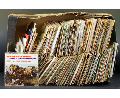 Vinyl - Approx 300 7" singles and EPs to include Ike &amp; Tina (inc many foreign pressings with pic sleeves), Manfred Mann, 