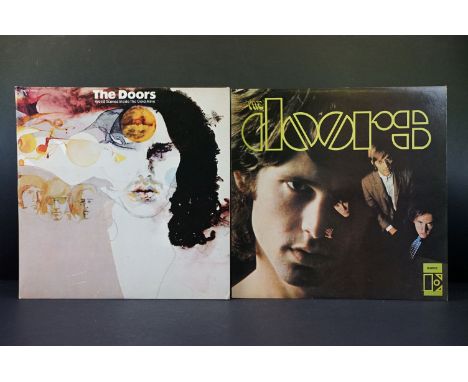 Vinyl - 2 The Doors LPs to include self titled (K42012) and Weird Scenes Inside The Gold Mine (K 1/2 62009) Elektra butterfly