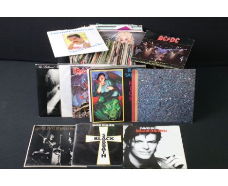 Vinyl - Over 100 7" singles spanning genres and decades to include David Bowie, Queen, Rolling Stones, Elvis Presley, Iron, M