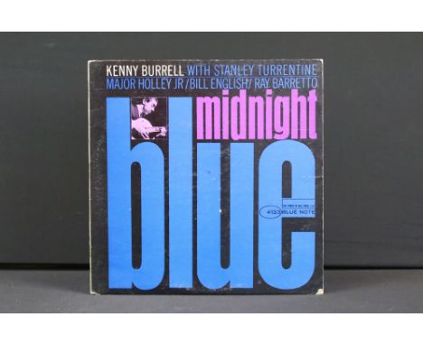 Vinyl - Kenny Burrell Midnight Blue on Blue Note BLP 4123 (mono).  Van Gelder and Plastylite Ear text.  Original picture inne