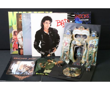 Vinyl - 5 LPs to include Michael Jackson, Simon &amp; Garfunkel, Billy Ocean and others along with Michael Jackson Dangerous 