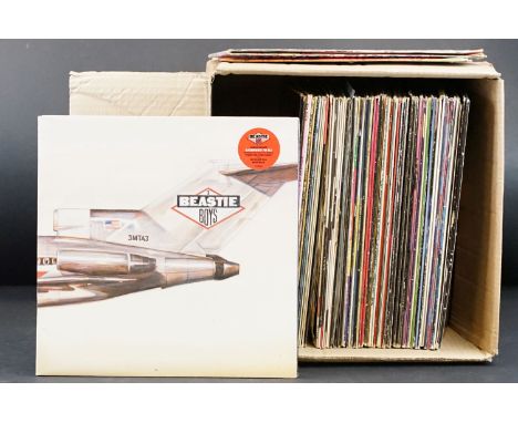 Vinyl - Over 50 Rock &amp; Pop LPs and a small quantity of 12" singles to include Cream x 3, Beastie Boys, Tangerine Dream, D