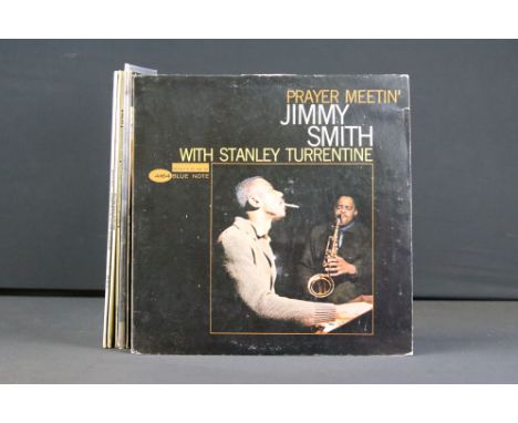 Vinyl - 6 Jazz LPs to include Jimmy Smith (BLP 4164), Bill Evans, Tubby Hayes, Oliver Nelson, Shirley Scott, Cannonball Adder
