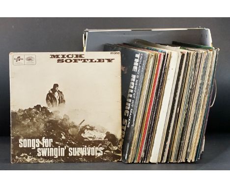 Vinyl - Over 50 Rock &amp; Pop LPs to include Mick Softley Songs For Swingin' Survivors on Columbia (33SX1781 mono), 2 x The 