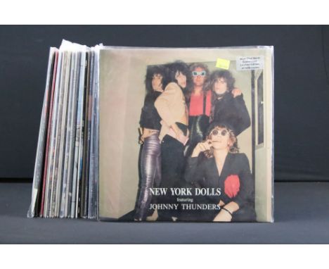 Vinyl - 22 Rock &amp; Pop 22 LPs and 5 12” singles to include The New York Dolls (2 x 12” one Blue Vinyl, one White Vinyl Lim