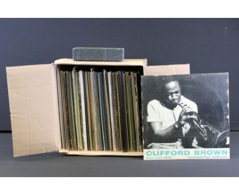 Vinyl - Over 80 Jazz LPs including various releases on Blue Note to include Clifford Brown, Gene Ammons, Lee Morgan. Sonny Ro